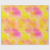Abstracte kleurverloop Lichtgevende vreugde Cadeaupapier (Vlak)