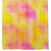 Abstracte kleurverloop Lichtgevende vreugde Douchegordijn (Voorkant)