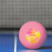 Abstracte kleurverloop Lichtgevende vreugde Pingpongbal (Net)