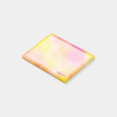 Abstracte kleurverloop Lichtgevende vreugde Post-it® Notes (Schuin)