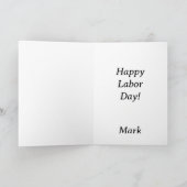 Abstracte kleurwerkers feestdagen kaart (Binnen)