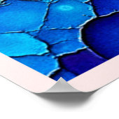 Abstracte Kleurwiel Wervelende Kunst Poster (Hoek)