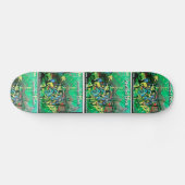 ABSTRACTE KLOK SKATEBOARD (Horizontaal)