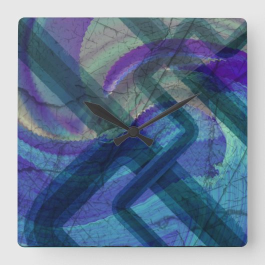 Abstracte klok voor industrieel landschap (Voorkant)