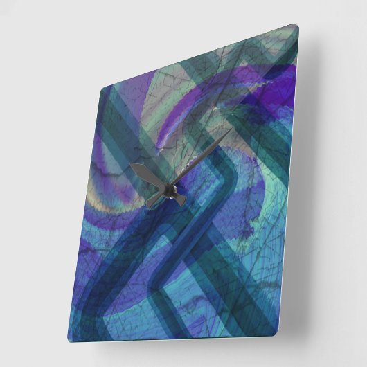 Abstracte klok voor industrieel landschap (Hoek)