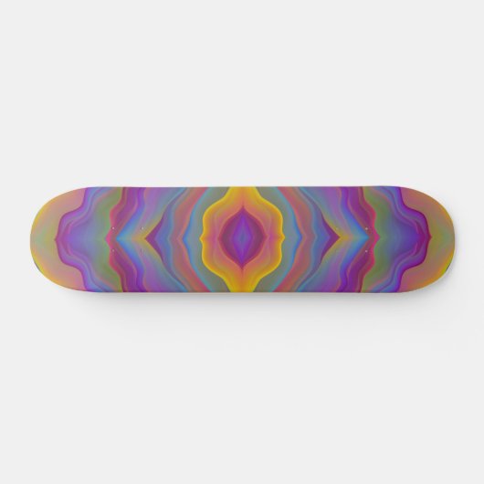 ABSTRACTE KLORFUL WAVY PERSOONLIJK SKATEBOARD (Horizontaal)