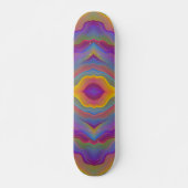 ABSTRACTE KLORFUL WAVY PERSOONLIJK SKATEBOARD (Voorkant)