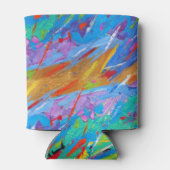 Abstracte Koelbox Verf Splatter Blikjeskoeler (Achterkant)