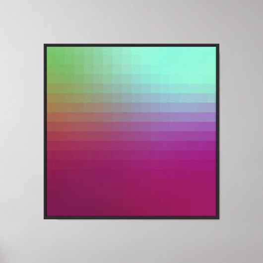 Abstracte koele vormgeving canvas afdruk (Voorkant)