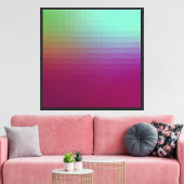 Abstracte koele vormgeving canvas afdruk (Insitu (Woonkamer))