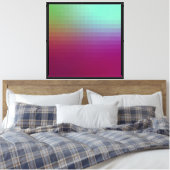 Abstracte koele vormgeving canvas afdruk (Insitu (Slaapkamer))