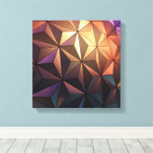 Abstracte koepelarchitectuur canvas afdruk (Insitu (Houten vloer))