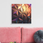 Abstracte koepelarchitectuur canvas afdruk (Insitu (Woonkamer))