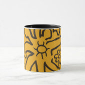 abstracte koffie mok (Midden)
