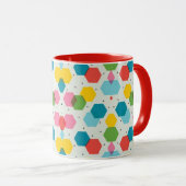 abstracte koffie mok (Voorkant rechts)