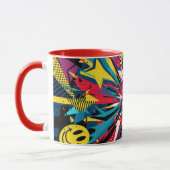 abstracte koffie mok (Links)