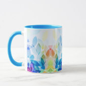 abstracte koffie mok (Links)