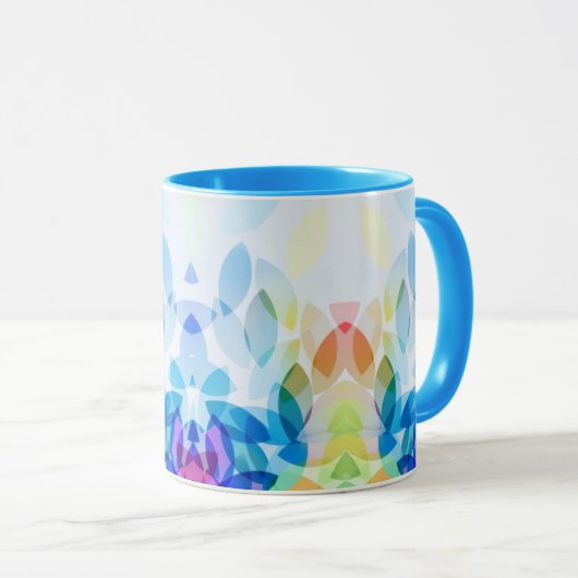abstracte koffie mok (Voorkant rechts)