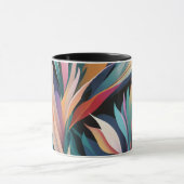 abstracte koffie mok (Midden)