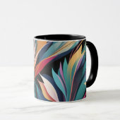 abstracte koffie mok (Voorkant rechts)