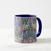 abstracte koffie mok (Voorkant rechts)