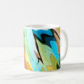 Abstracte koffie-Mok Koffiemok (Voorkant rechts)