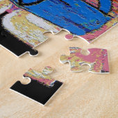 Abstracte koffie-Mok, ondoorzichtige stijl Legpuzzel (Zijkant)