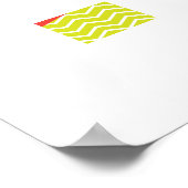 Abstracte koffiekop trendy hedendaagse kunst poster (Hoek)
