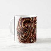 Abstracte koffiemok (Voorkant links)