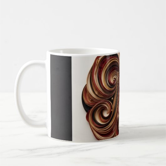 Abstracte koffiemok (Links)