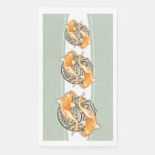 Abstracte Koi Vis Servet (Voorkant)