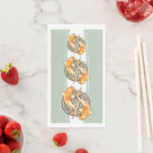 Abstracte Koi Vis Servet (Insitu)