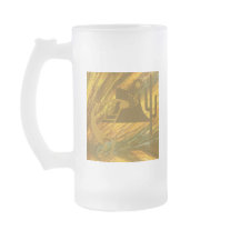 Abstracte Kokopelli met Mesa, Cactus & Sun