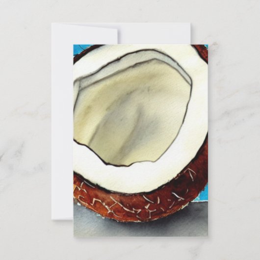 Abstracte kokosnoot Collectie Bedankkaart (Voorkant)