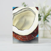 Abstracte kokosnoot Collectie Bedankkaart (Staand voorkant)