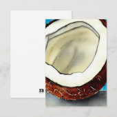 Abstracte kokosnoot Collectie Bedankkaart (Voorkant / Achterkant)