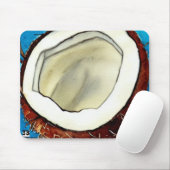 Abstracte kokosnoot muismat (Met muis)