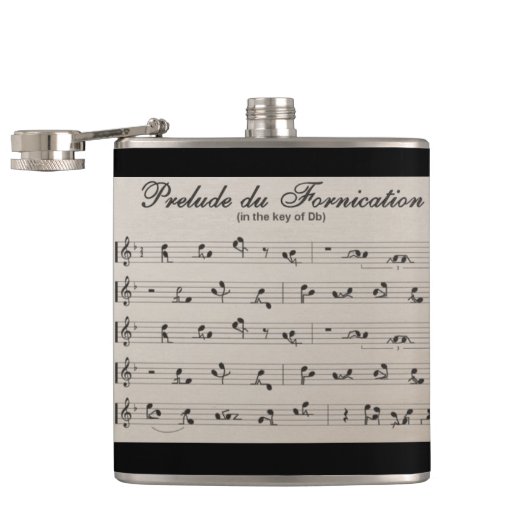 Abstracte kolf verpakt in vinyl heupfles (Geopend)