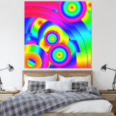 Abstracte Komeet Canvasprint Canvas Afdruk (Insitu (Slaapkamer))
