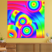 Abstracte Komeet Canvasprint Canvas Afdruk (Insitu (Woonkamer))