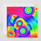 Abstracte komeet kaart (Voorkant)