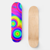 Abstracte komeet persoonlijk skateboard (Voorkant)