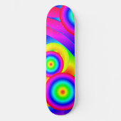 Abstracte komeet persoonlijk skateboard (Voorkant)