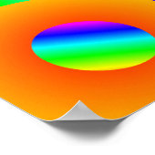 Abstracte Komeet Poster (Hoek)