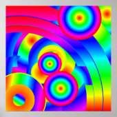 Abstracte Komeet Poster (Voorkant)