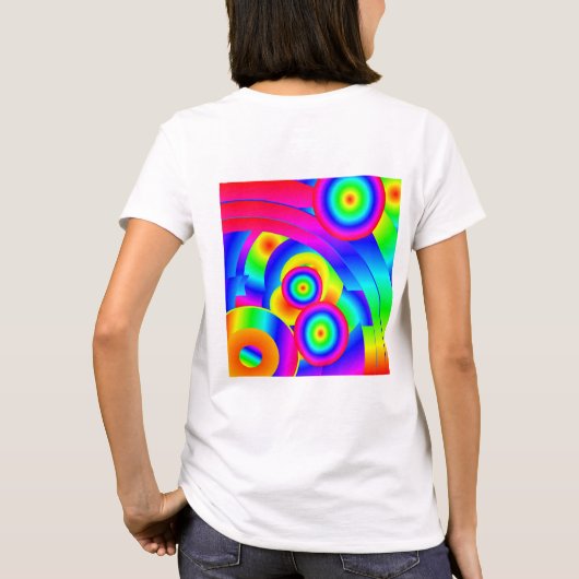 Abstracte komeet t-shirt (Achterkant)
