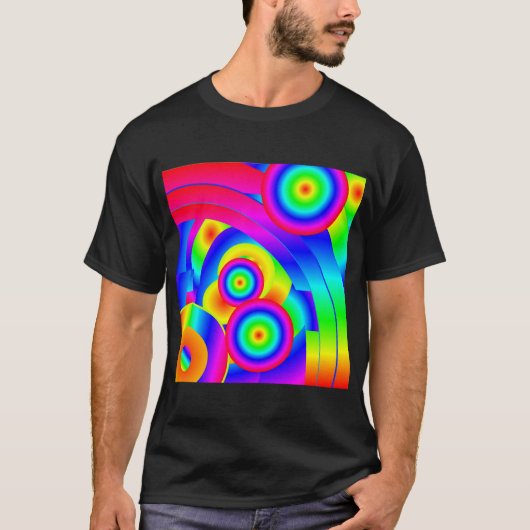 Abstracte komeet t-shirt (Voorkant)