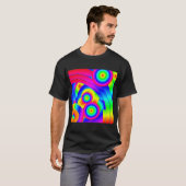 Abstracte komeet t-shirt (Voorkant volledig)
