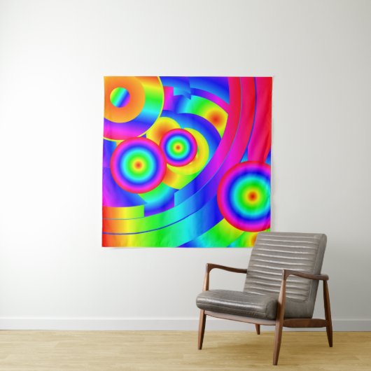 Abstracte Komeet Tapisserie Wandkleed (In Situ (horizontaal))