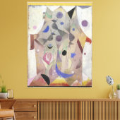 Abstracte Kop, Mysterie Canvas Print (Insitu (Woonkamer))
